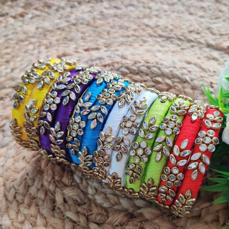 Shrijicreation Thread Handmade Bangles Set