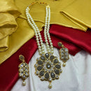 Palak Art Gold Plated Crystal Stone Necklace Set