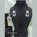 Jyoti Arts Oxidised Plated Long Necklace Set