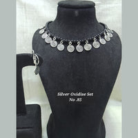 Jyoti Arts Oxidised Plated Necklace Set