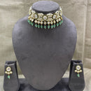 Jyoti Arts Gold Plated Kundan Choker Necklace Set