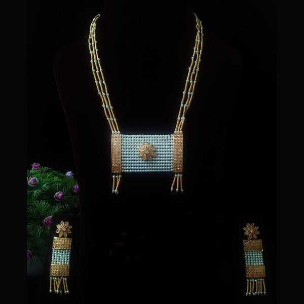 Shubham Creations Gold Plated Necklace Set