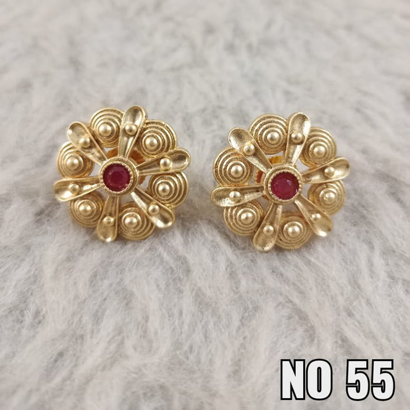 14k Yellow Gold Real Moissanite Earring Studs | Special Flower Design –  Moissanite Gifts