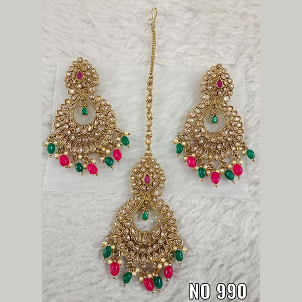 Multi Color Big Size Jhumka Oxidised Earrings (GSE2846MLT)