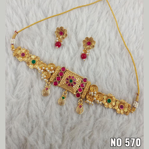 Mini choker designs hot sale in gold