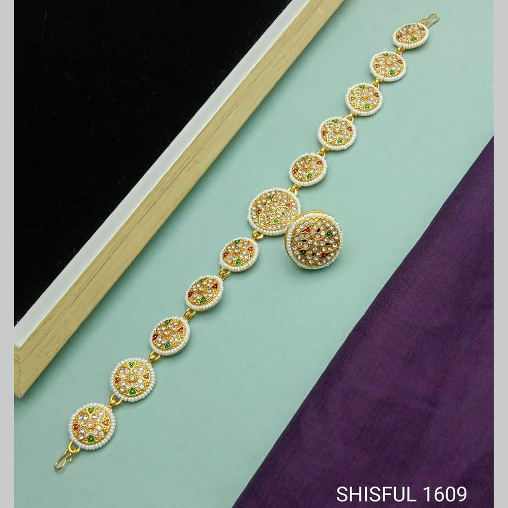 SP Jewellery Gold Plated Sheeshphool