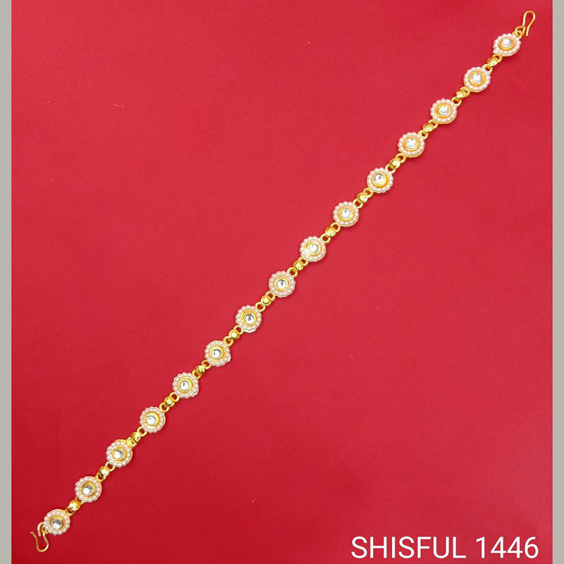 S.P Jewellery Gold Plated  Pota Sheeshphool