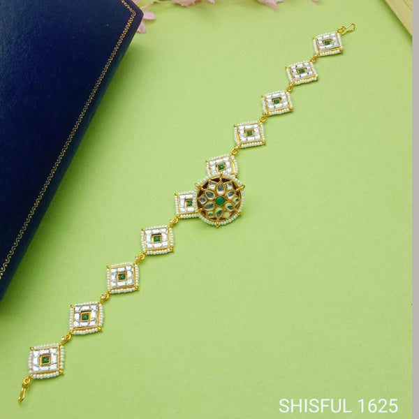S.P Jewellery Gold Plated Kundan  Sheeshphool