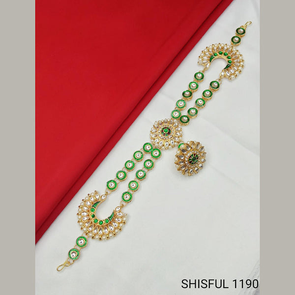 S.P Jewellery Gold Plated  Sheeshphool