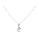 The99jewel  Austrian Stone  Silver Plated Chain Pendant - 1200942