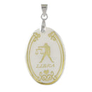 Tip Top Fashions Libra Oval Shape Pendant - 1201305