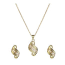 Kriaa Gold Plated Pendant Set - 1201706