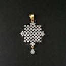 Kriaa AD Stone Gold Plated Pendant - 1202168
