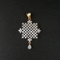 Kriaa AD Stone Gold Plated Pendant - 1202168