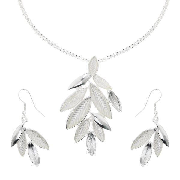 Urthn Silver Plated Pendant Set - 1202504