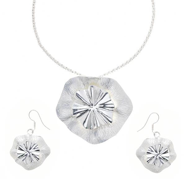 Urthn Silver Plated Pendant Set - 1202505