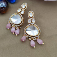 Jewel Addiction Gold Plated Kundan Dangler Earrings