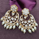 Jewel Addiction Gold Plated Kundan Dangler Earrings