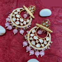 Jewel Addiction Gold Plated Kundan Dangler Earrings