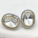 Jewel Addiction Gold Plated Kundan Stud Earrings