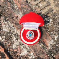 BK Fashion Silver Plated AD Ring