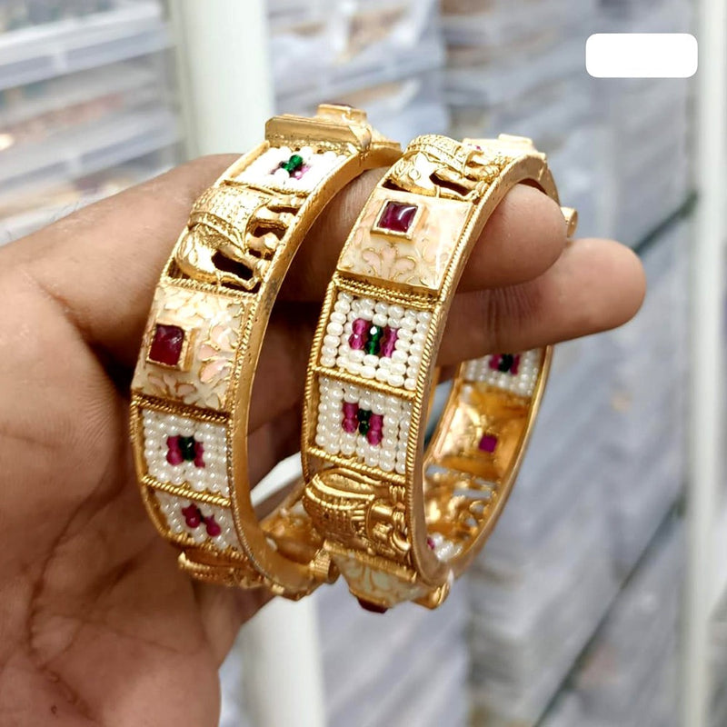 JCM Gold Plated Pota Openable Bangles