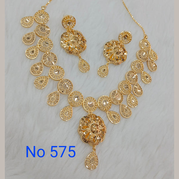 Sunrise Gold Forming Gold Necklace Set