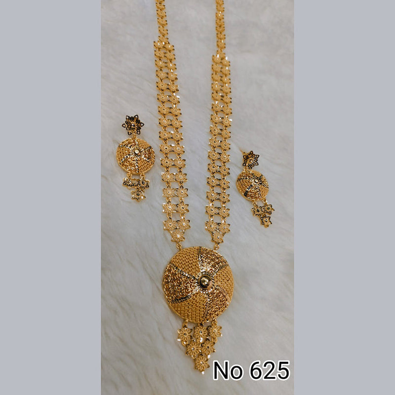 Sunrise Gold  Forming  Long Necklace Set