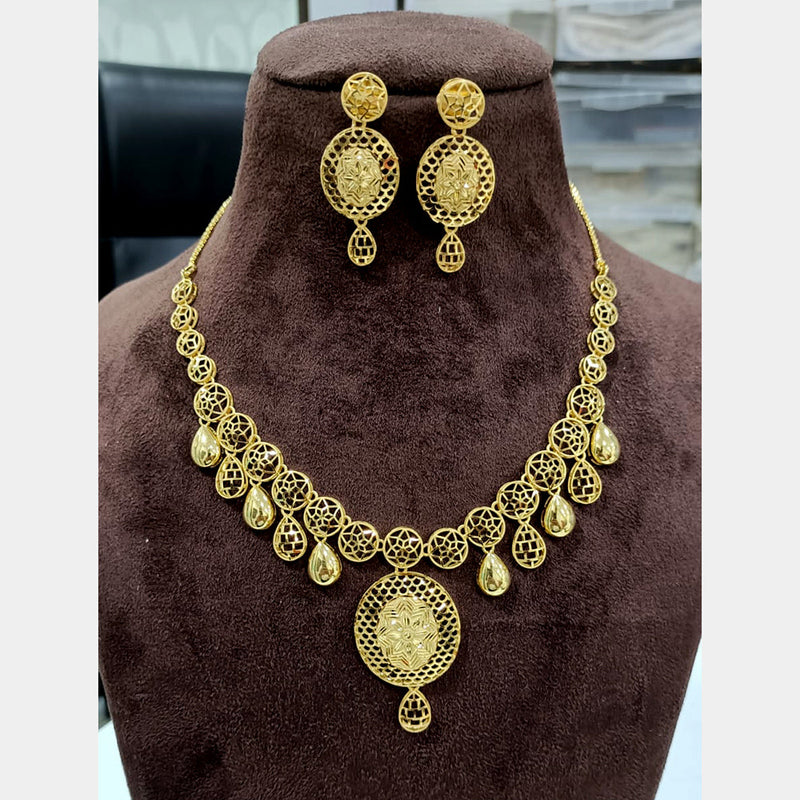 Sunrise Gold  Forming  Necklace Set