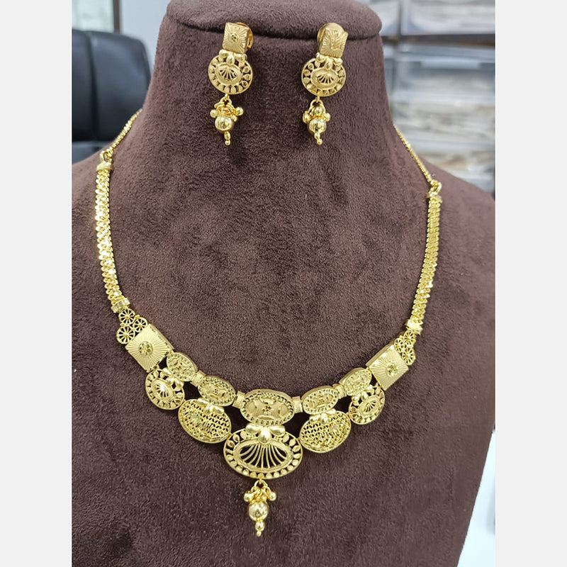 Sunrise Gold Forming Gold Necklace Set