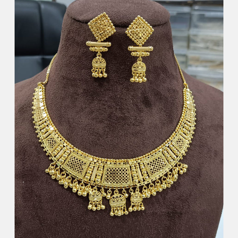 Sunrise Gold  Forming  Necklace Set