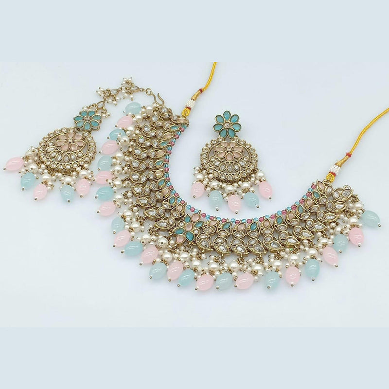 Rani Sati Jewels Reverse AD Necklace Set