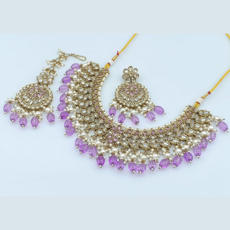 Rani Sati Jewels Reverse AD Necklace Set