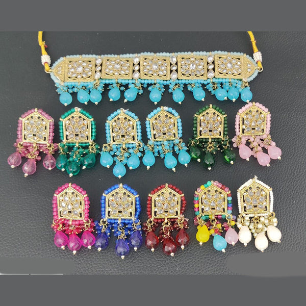 Rani Sati Jewels Gold Plated Necklace Set