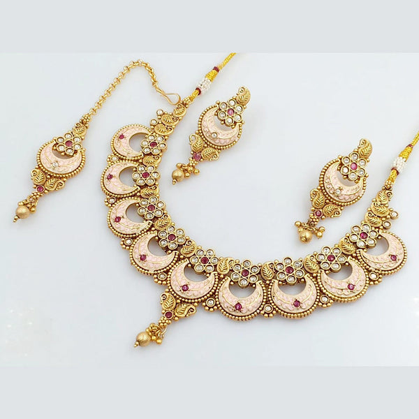 Rani Sati Jewels Gold Plated Necklace Set