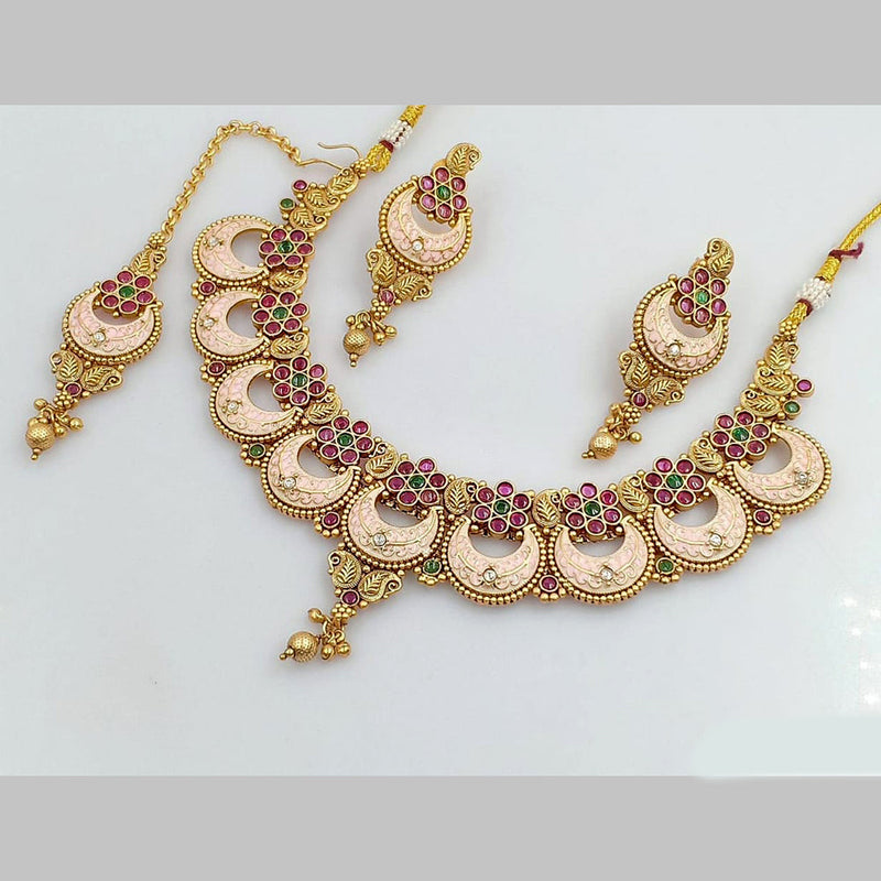 Rani Sati Jewels Gold Plated Necklace Set