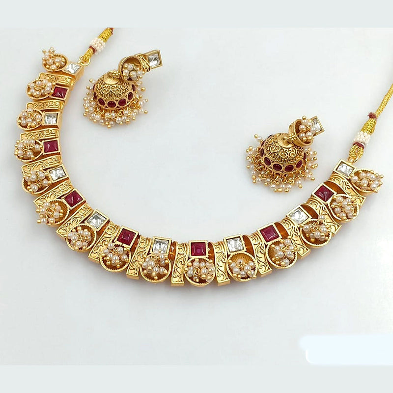 Rani Sati Jewels Gold Plated Necklace Set