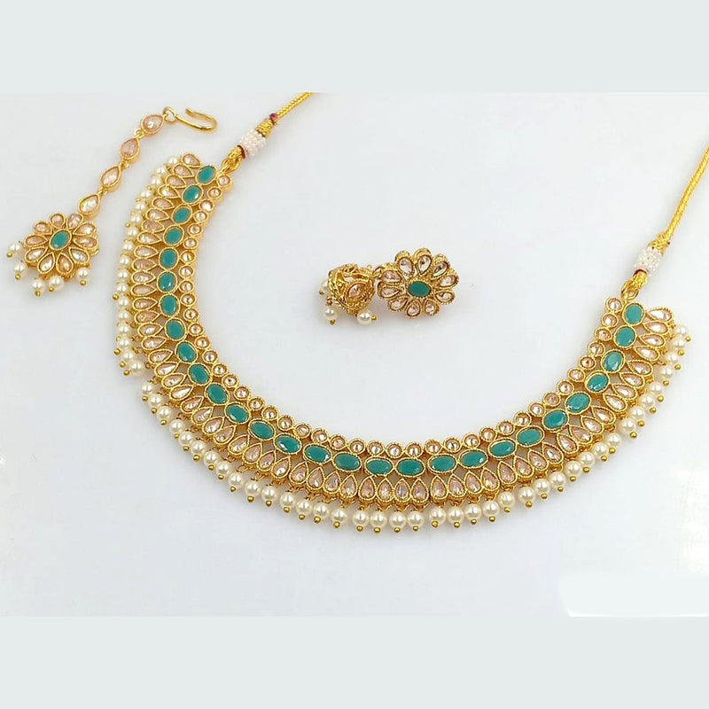 Rani Sati Jewels Gold Plated Necklace Set