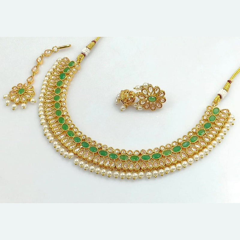 Rani Sati Jewels Gold Plated Necklace Set