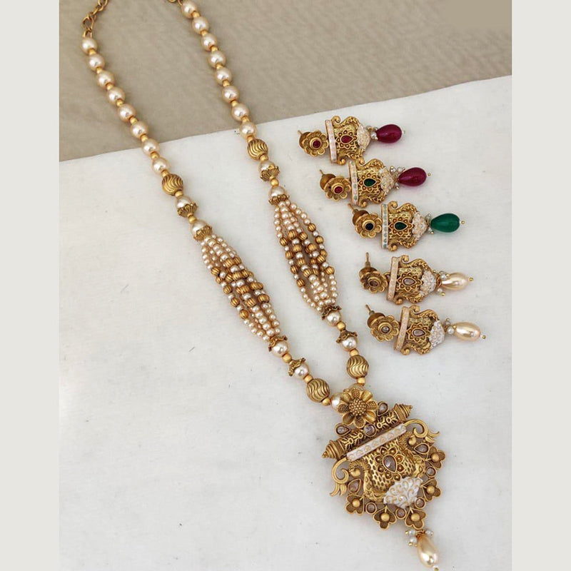 Rani Sati Jewels Gold Plated Necklace Set