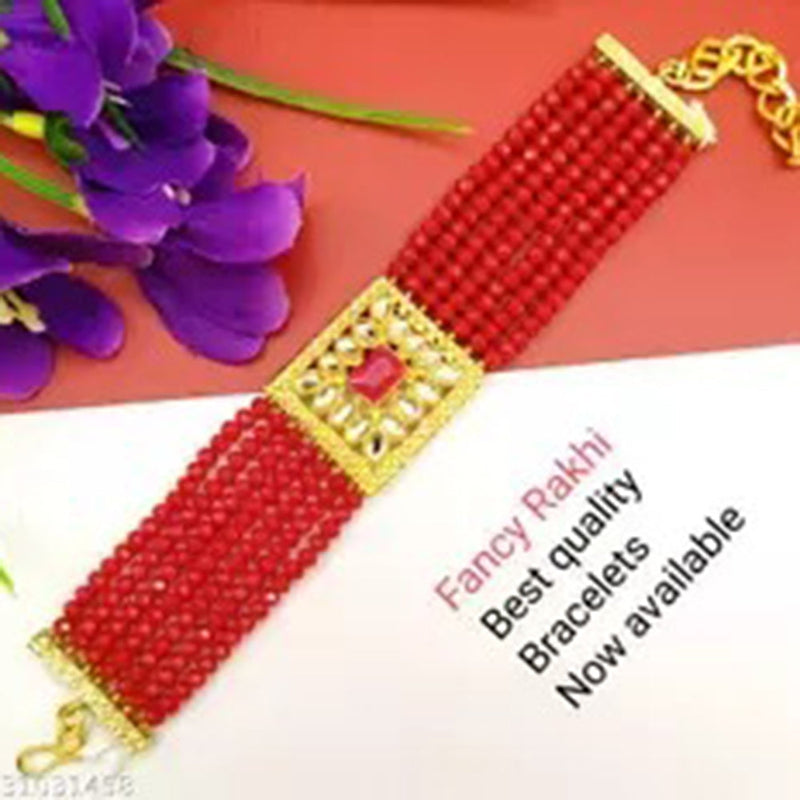 Shree Jai Sai Art Gold Plated Bracelet