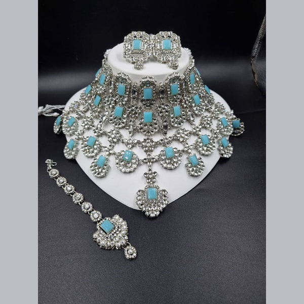 Naitika Arts Silver Plated Necklace Set