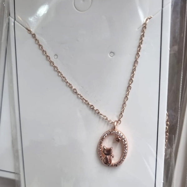 Naitika Arts Rose Gold Plated Chain Pendant