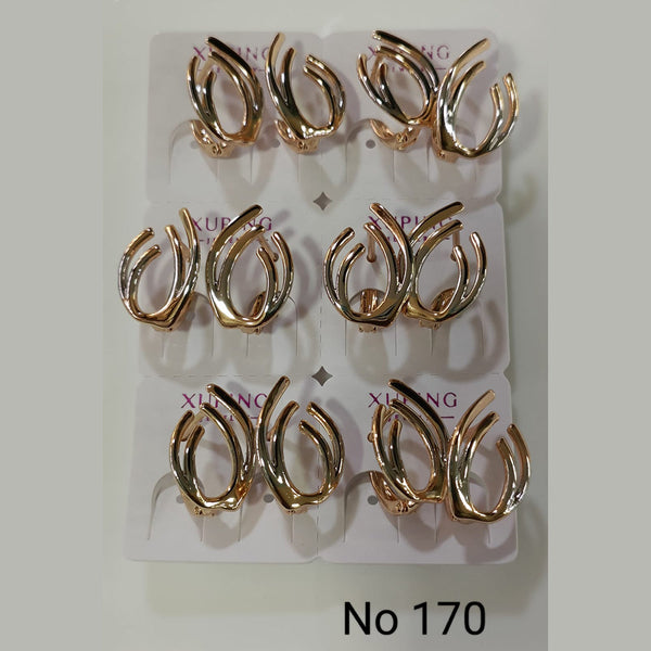 Tarohi Jewels Gold Plated Stud Earrings