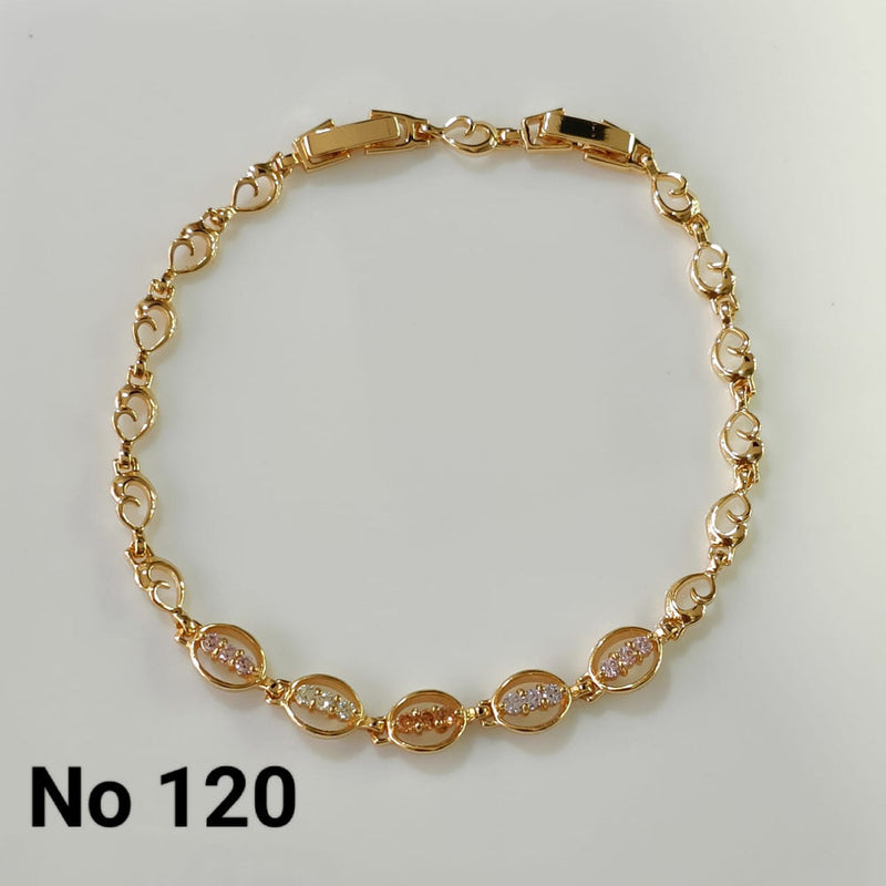 Tarohi Jewels Gold Plated Adjustable Bracelet