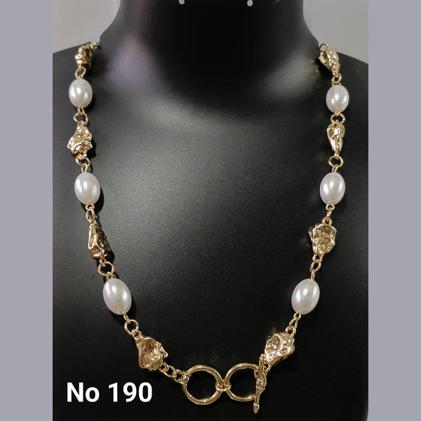 Tarohi Jewels Gold Plated Pearl Necklace