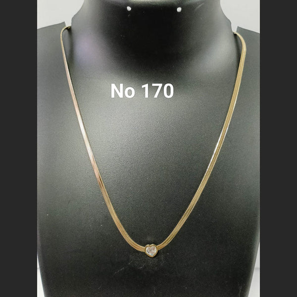Tarohi Jewels Gold Plated Chain Pendent