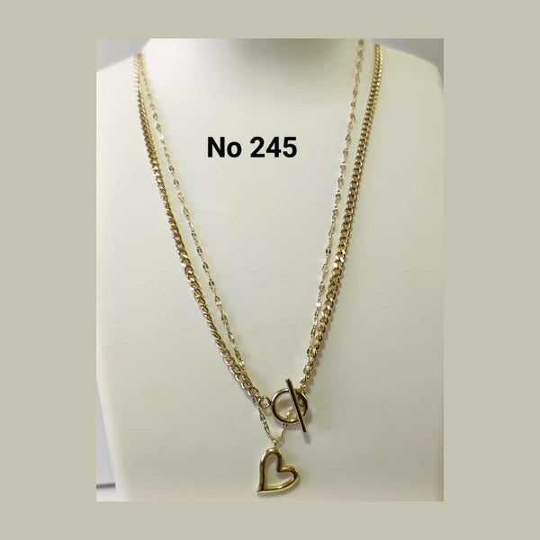Tarohi Jewels Gold  Plated Chain Pendent
