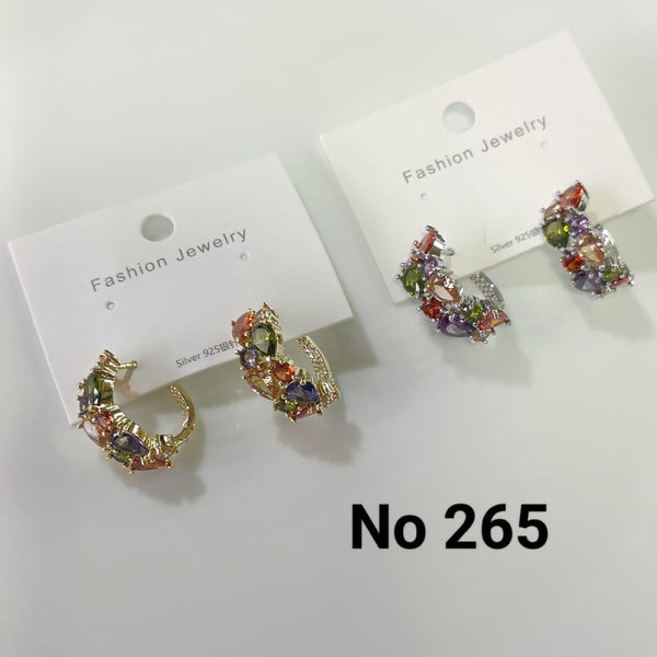 Tarohi Jewels Crystal Stone Dangler Earrings