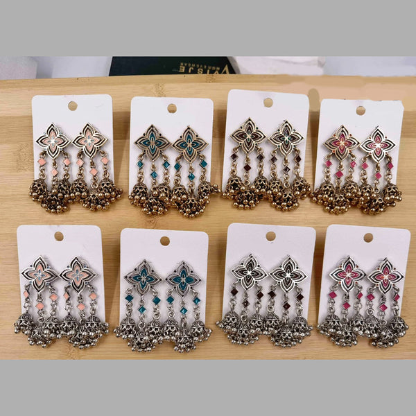 Tarohi Jewels Meenakari Dangler Earrings